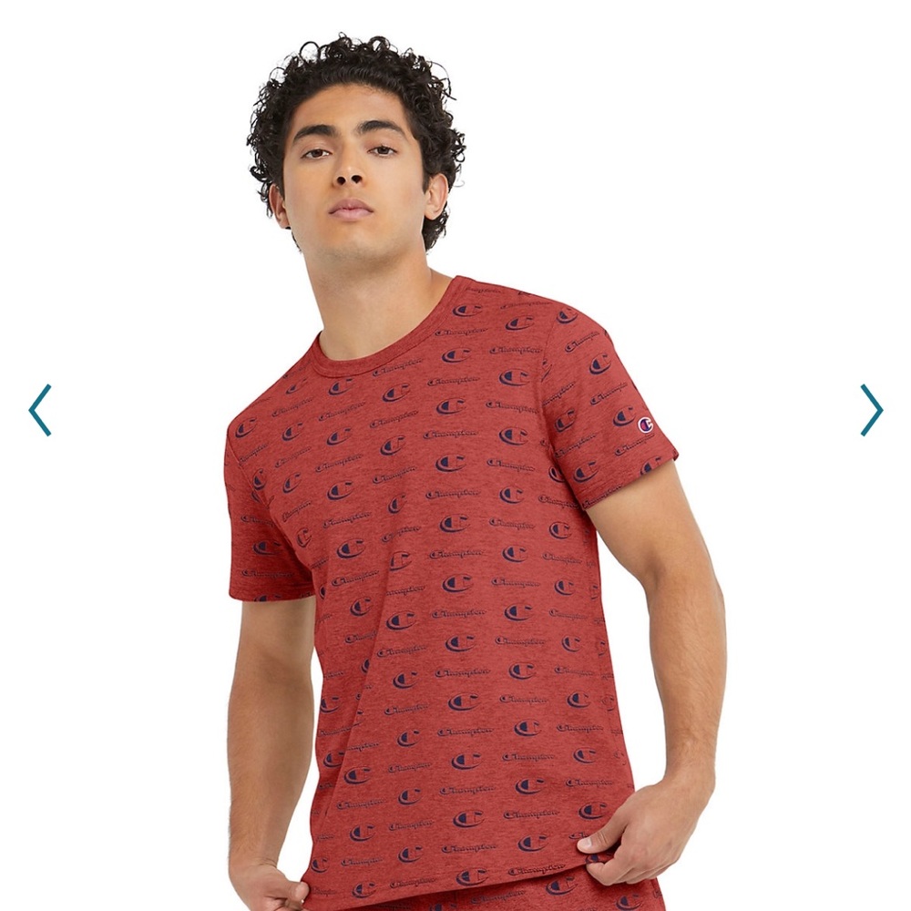 - Mens sportstyle logo tee